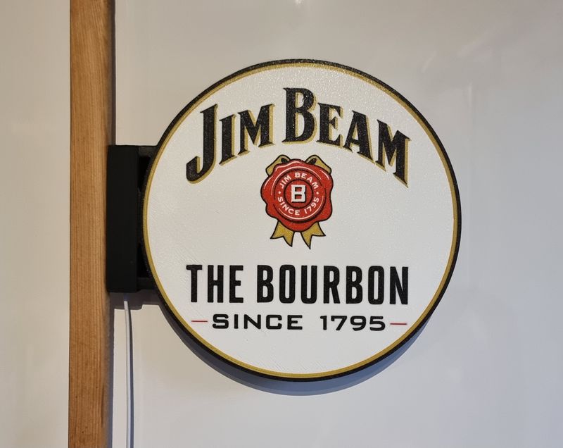 Jim Beam Inspired Bar Light