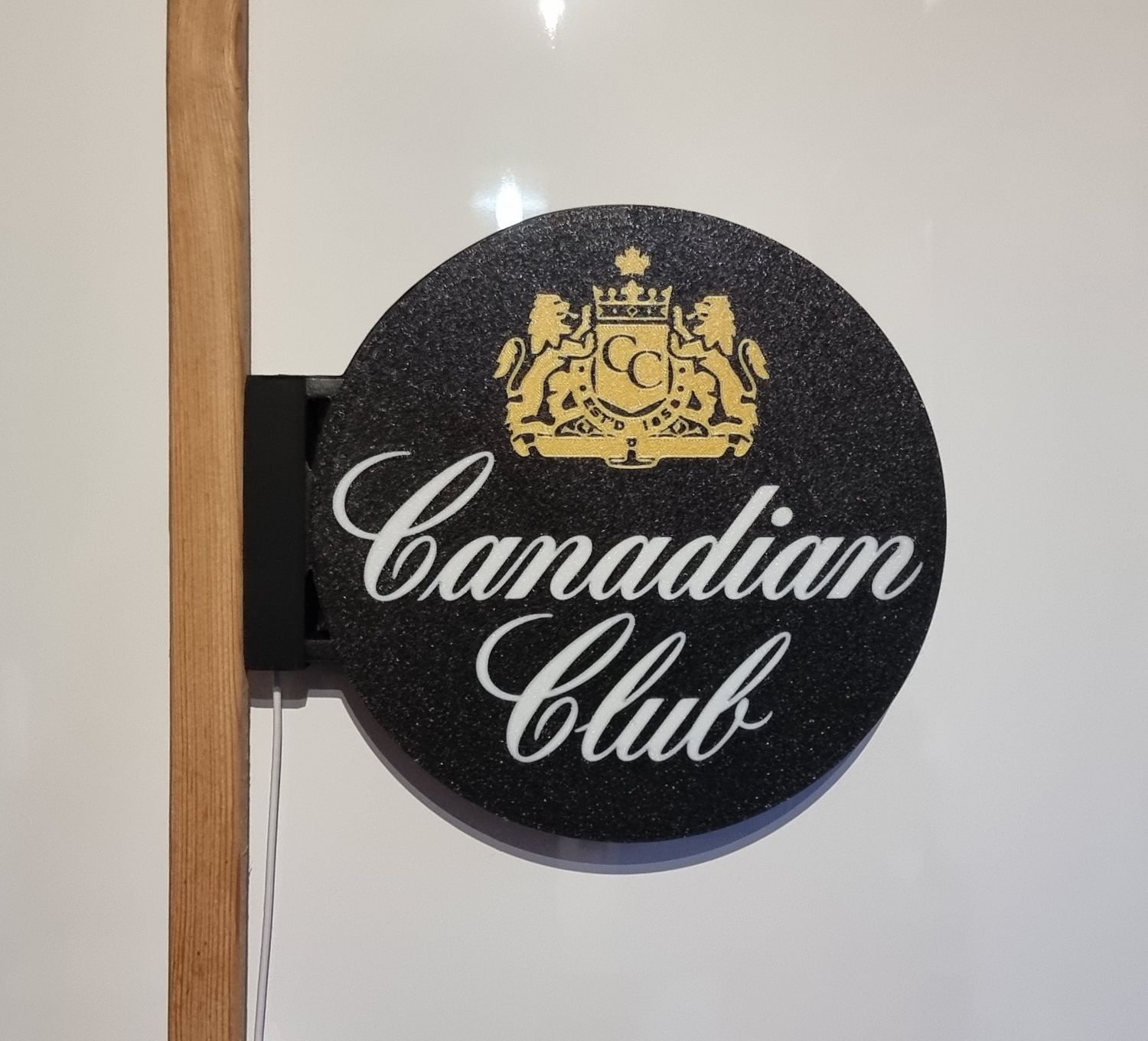 Canadian Club Inspired Bar Light