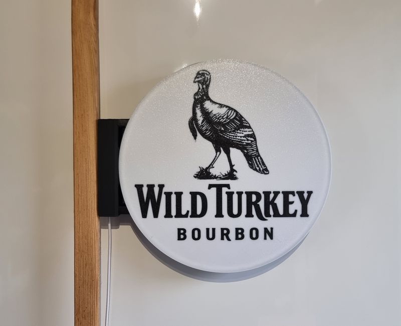 Wild Turkey Inspired Bar Light