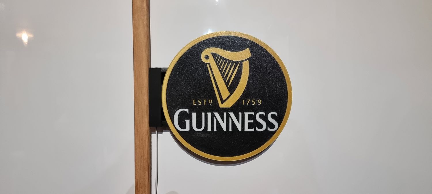 Guinness Inspired Bar Light