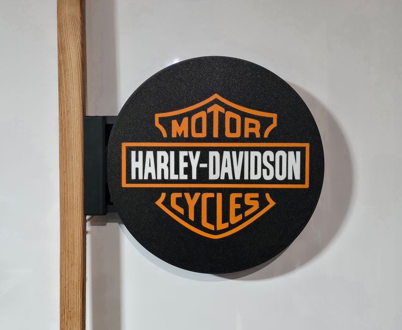 Harley Davidson Inspired Bar Light