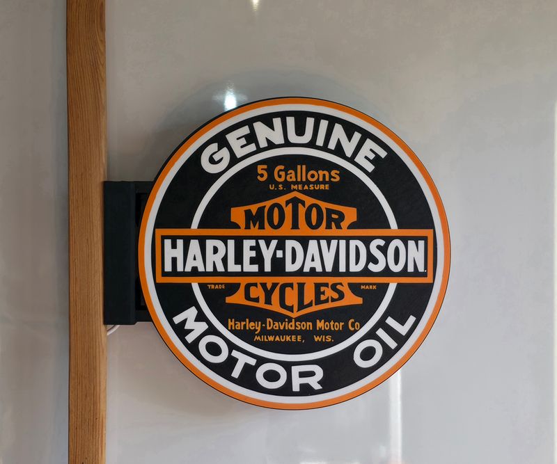 Harley Davidson Inspired Bar Light #2