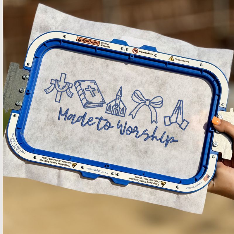 Custom Embroidered & Rhinestones