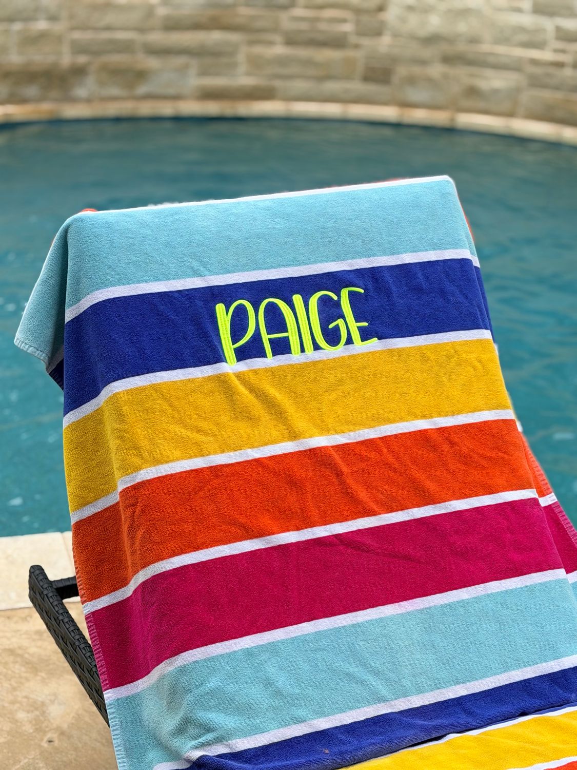 Embroidered Beach Towels