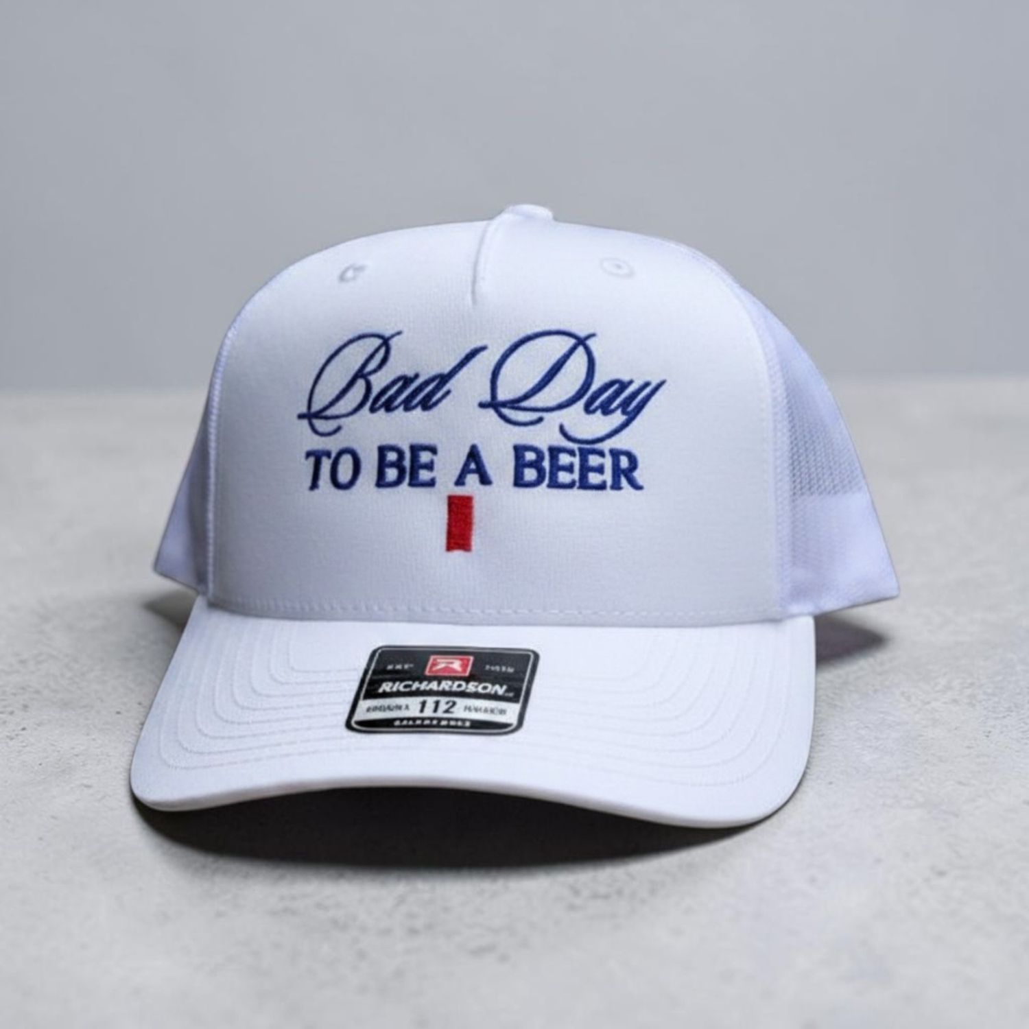 Bad Day to Be a Beer Embroidered Trucker Hat