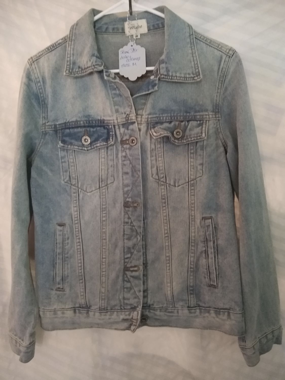 Jean Jacket - Doiley Collage