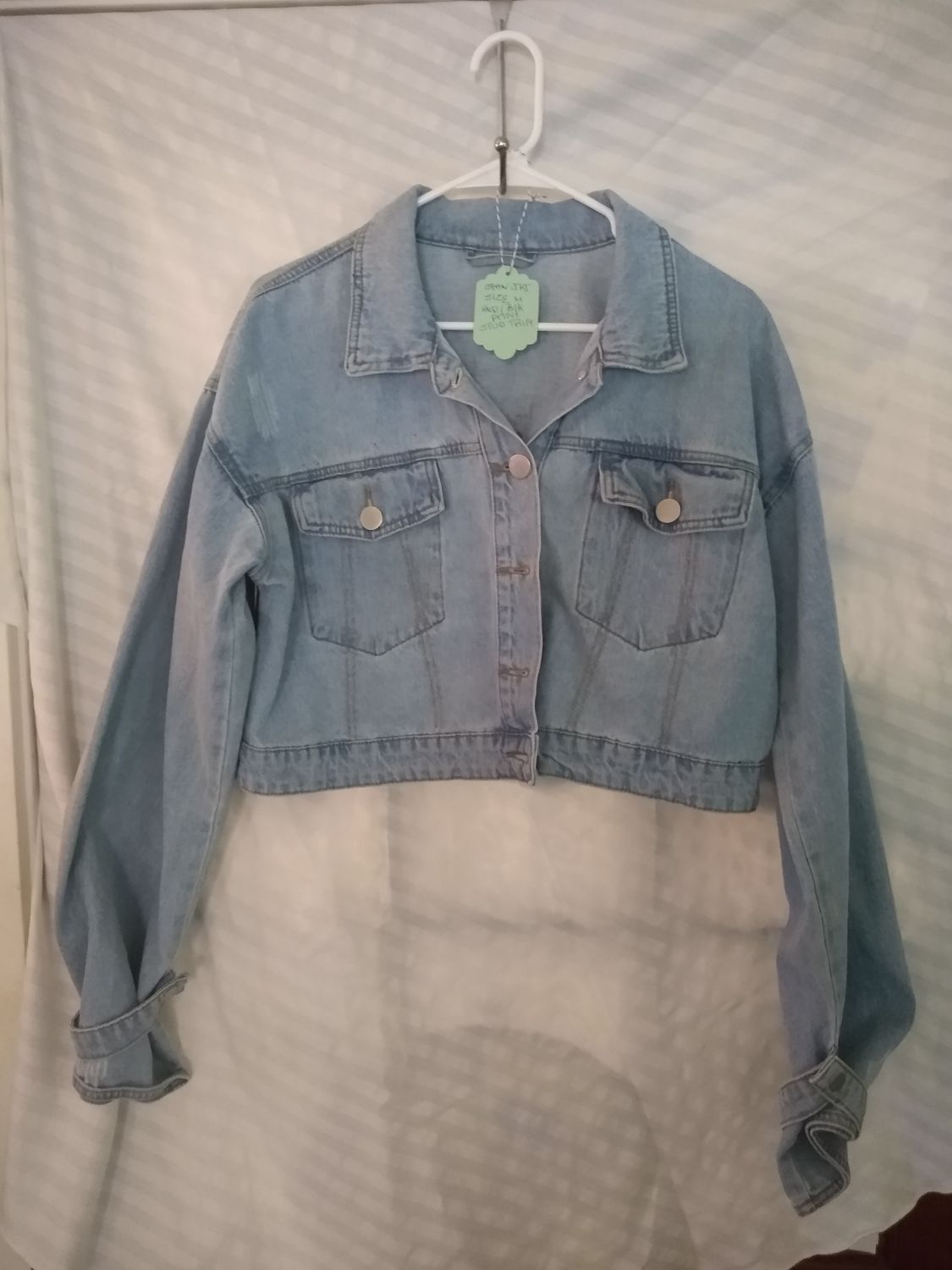 Jean Jacket - Red/Black Print