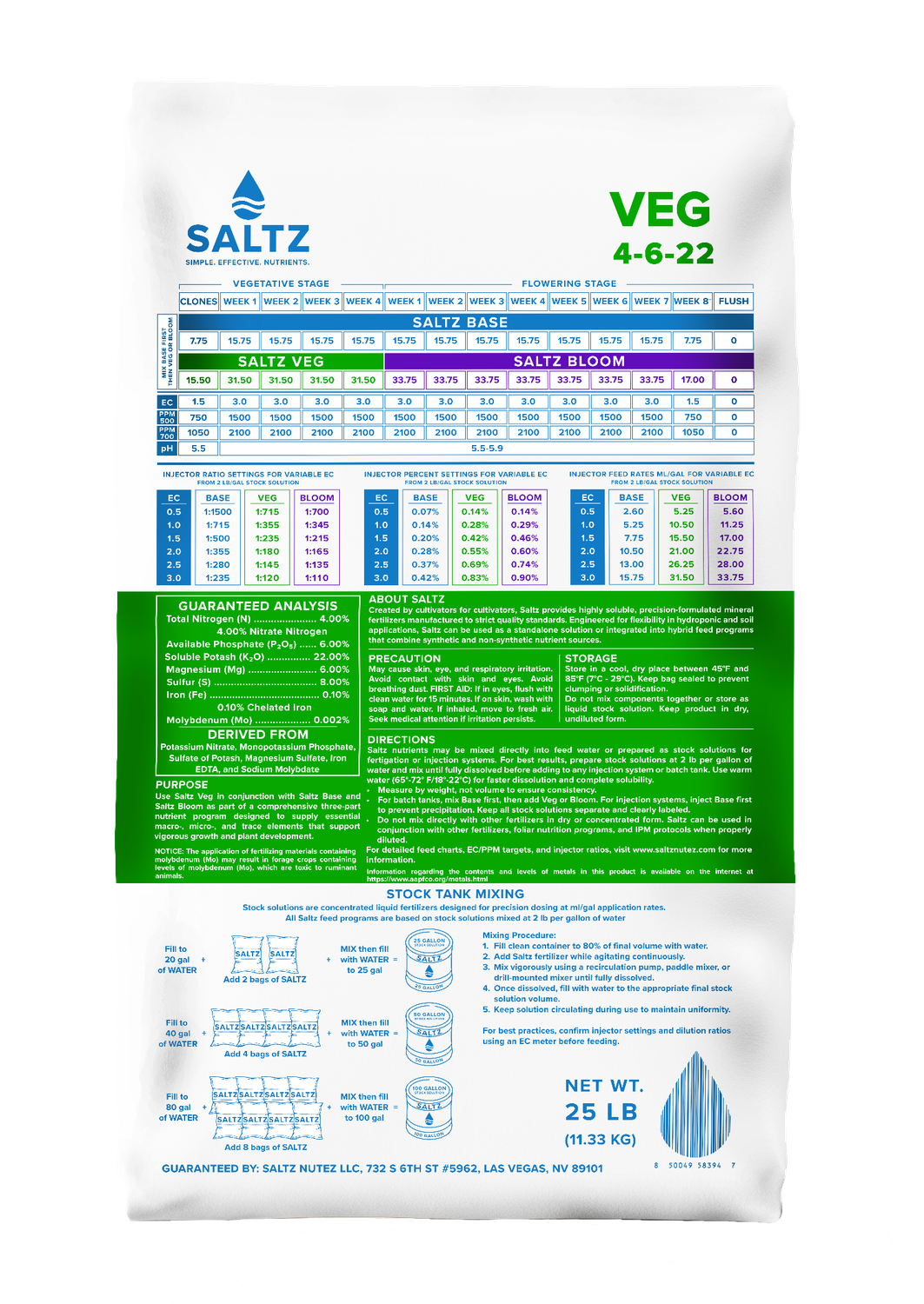 SALTZ VEG