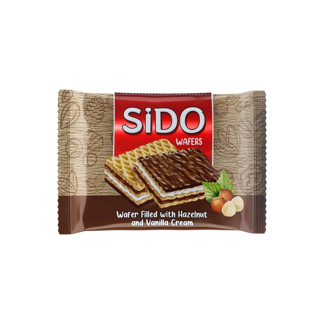 SIDO WAFER VANILLA AND CARAMEL 6X24X20G