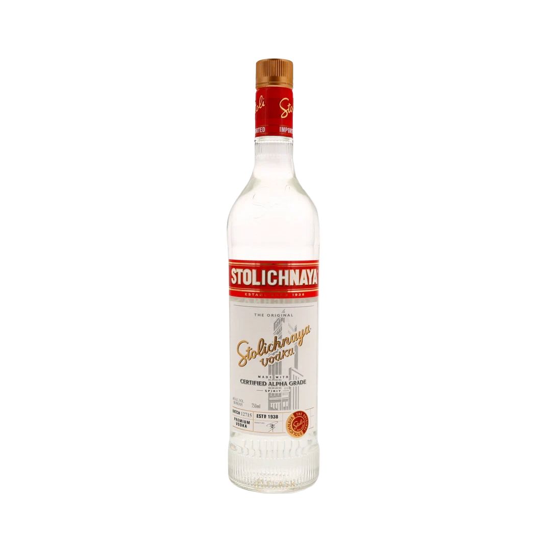 STOLICHNAYA VODKA 12X750ML