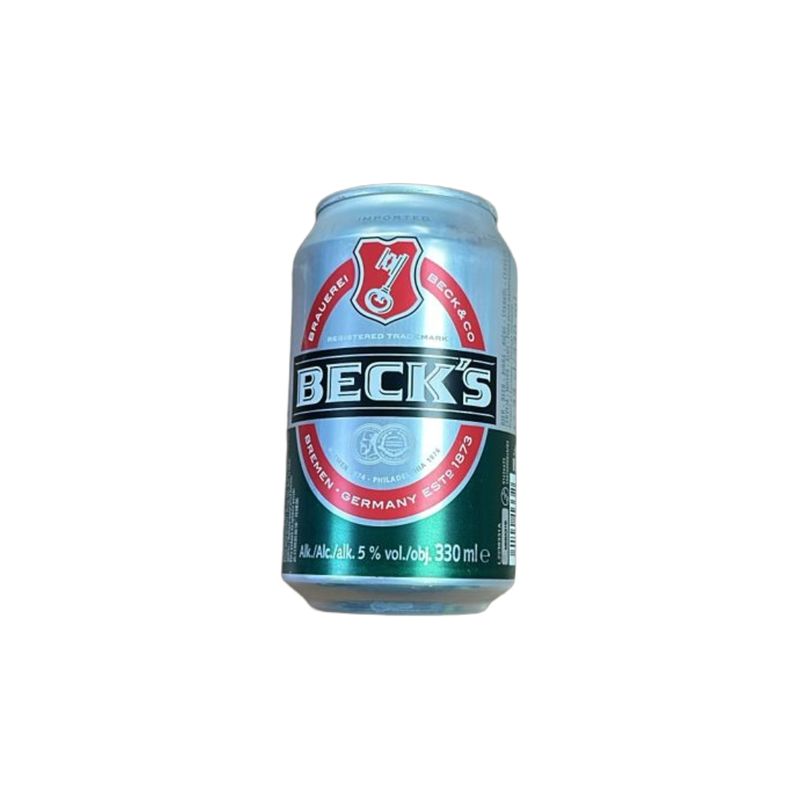 BECKS CAN BEER 24X330ML