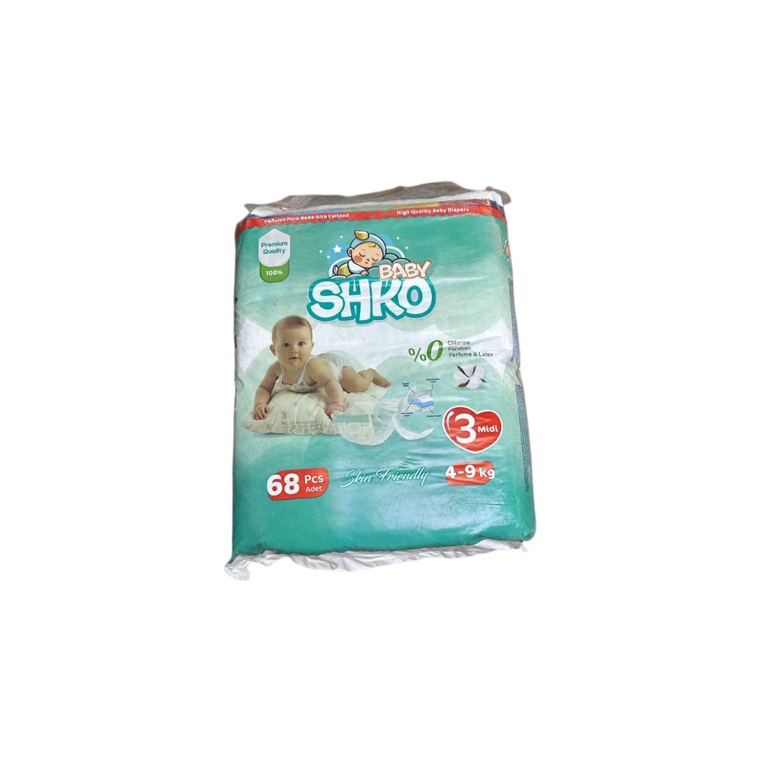SHKO BABY DIAPER #3 4X68