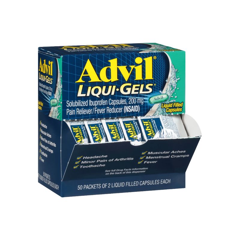 ADVIL GEL 50SACHE X2 200MG
