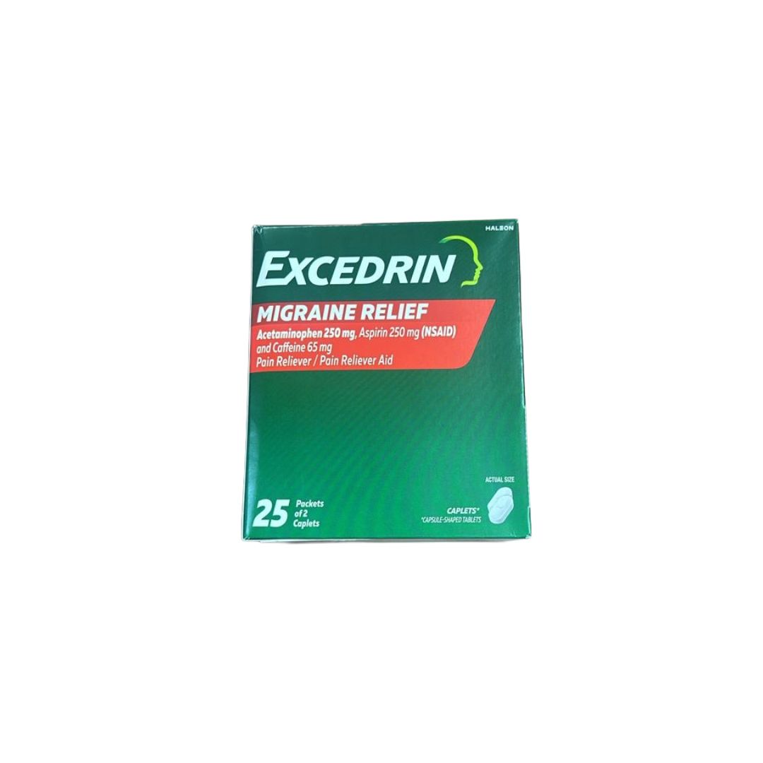 EXCEDRIN  MIGRAINE RELIEF 2X250MG