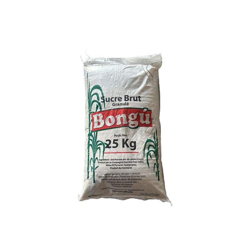 BONGU RAW SUGAR 25KG