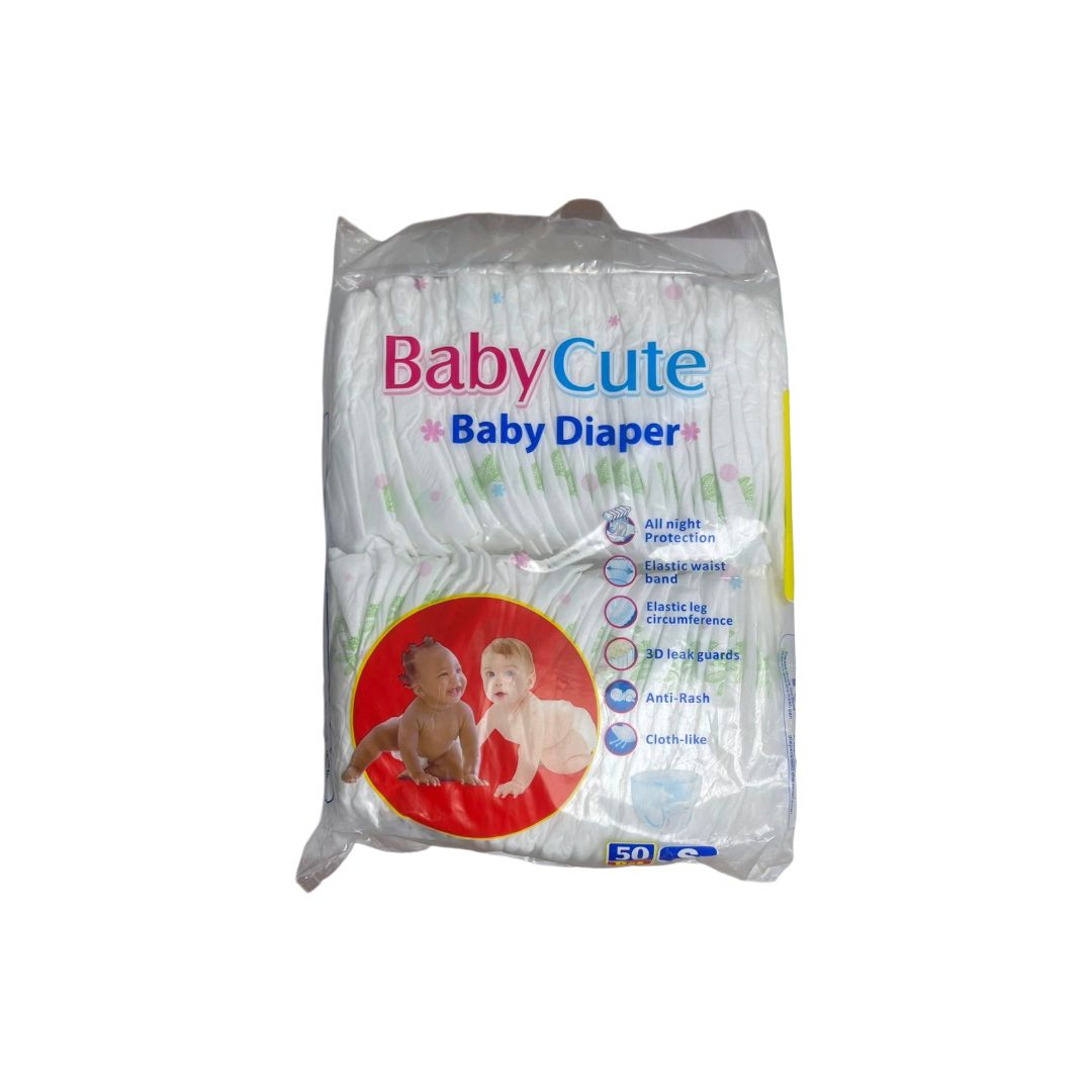 BABY CUTE DIAPER SMALL+MED PK1