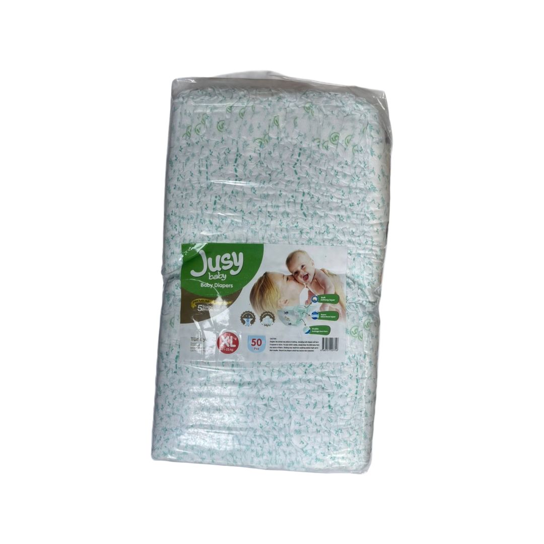 JUSY DIAPER ELASTIC ASSORTED 1PK 50