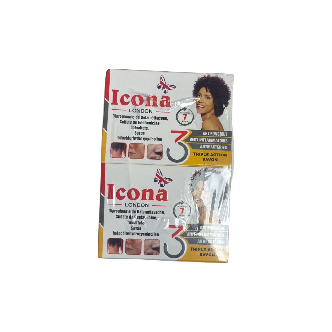 ICONA SAVON 3DY 12X12X75G