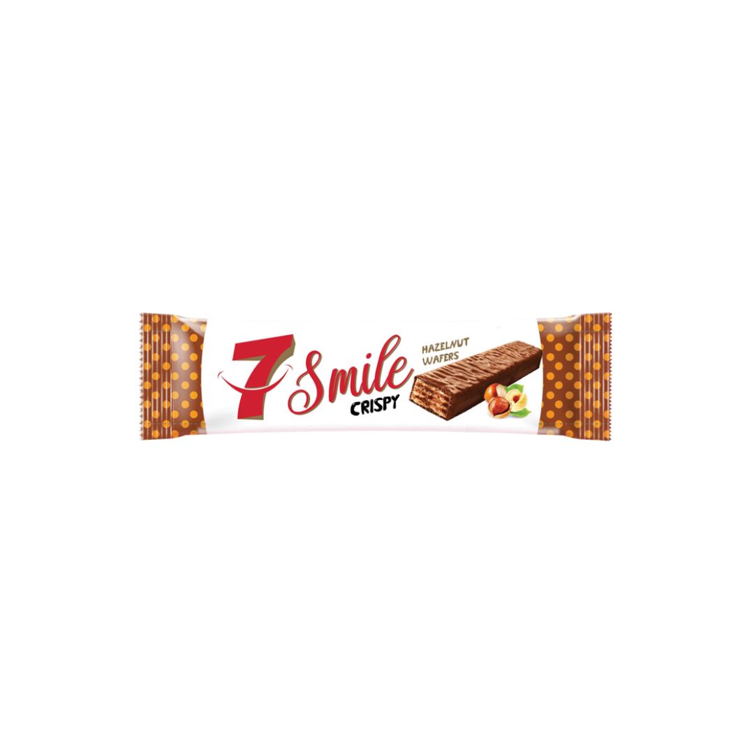 7 SMILE CRISPY CHOCOLATE WAFER 12X24X15G PK
