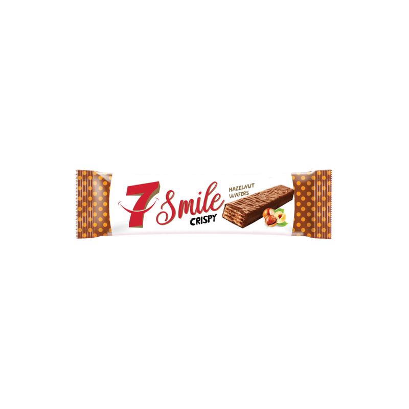 7 SMILE CRISPY CHOCOLATE WAFER 12X24X15G PK