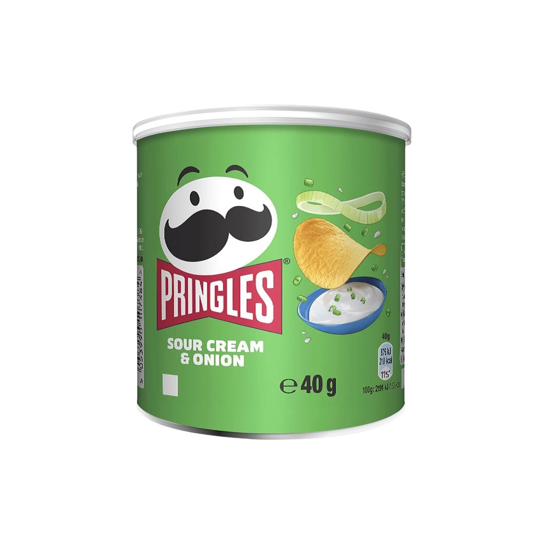 PRINGLES  SOUR CREAM 12X40G