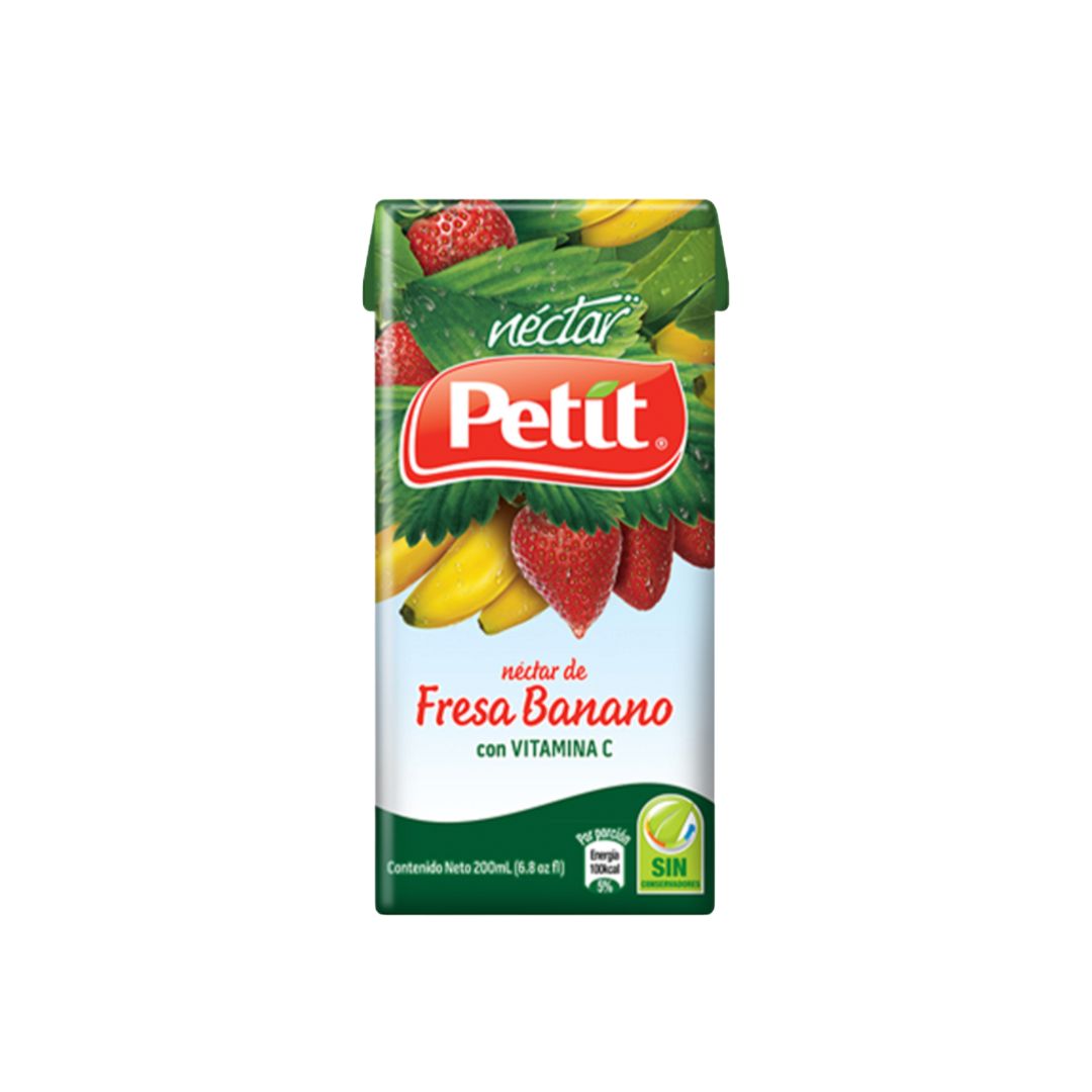 PETIT STRWABERRY BANANA JUICE 24X200ML