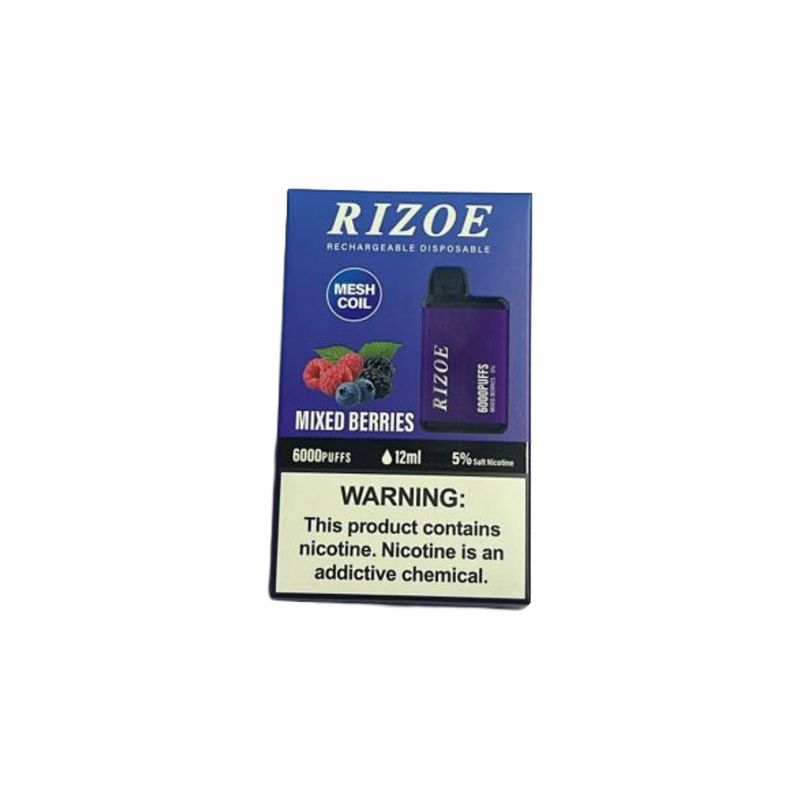 RIZOE MIXED BERRIES 6000 PUFPS 10PCS