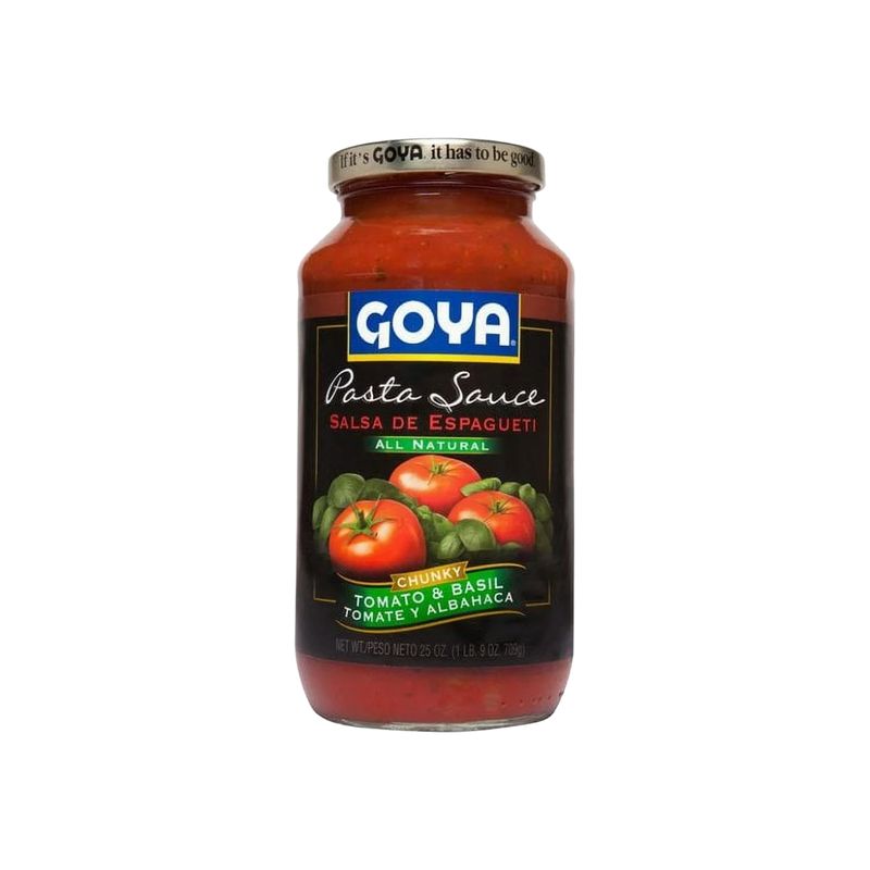GOYA PASTA SAUCE TOMATO&amp;BASIL 12X25
