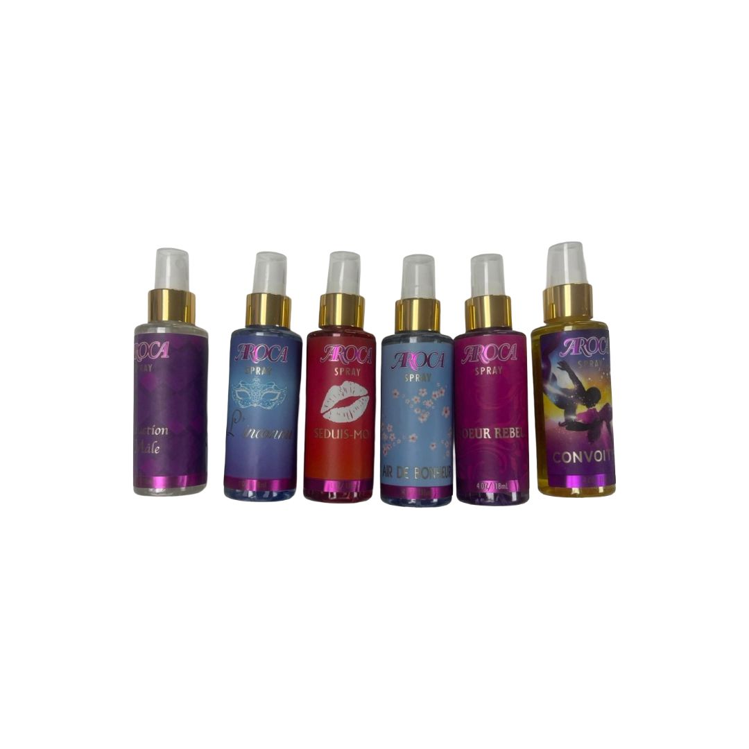 AROCA SPRAY GAMME ASSORTED 72X118ML