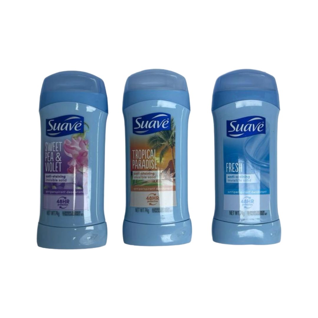 SUAVE DEO STICK ASSORTED 12X2.6