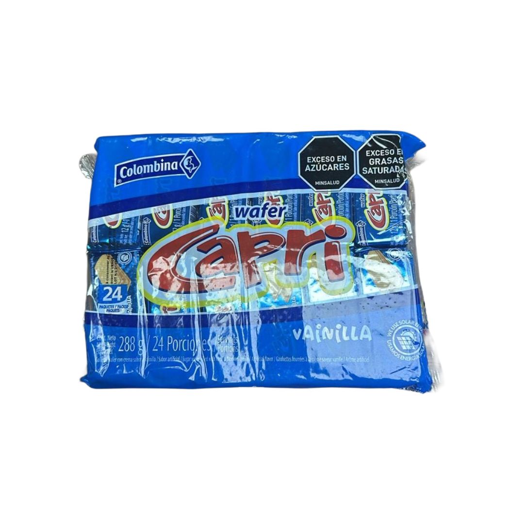 CAPRI WAFERS VANILLE 24X24X12G