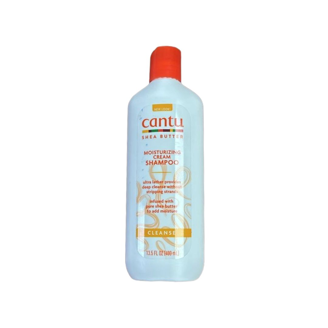 CANTU SHAMPOO MOISTURIZING WHITE BOTTLE  13.5X12