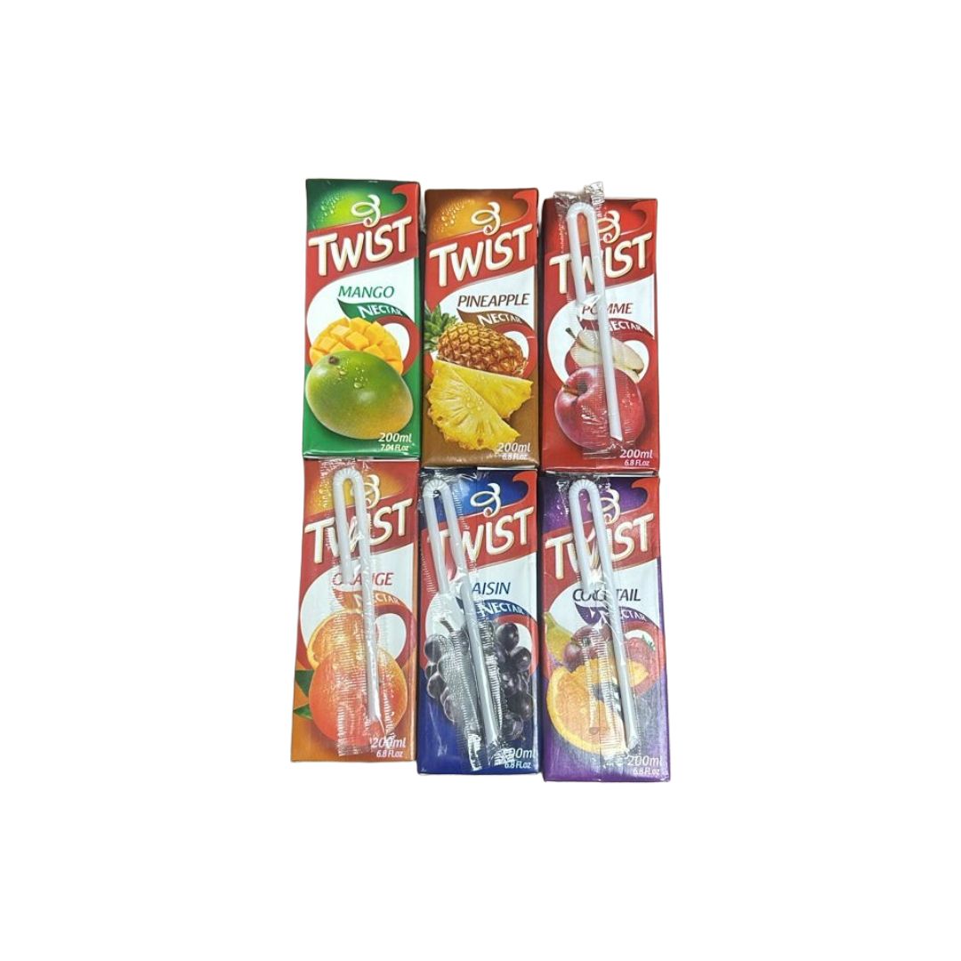 TWIST JUS MIX ASSORTED 200ML X27