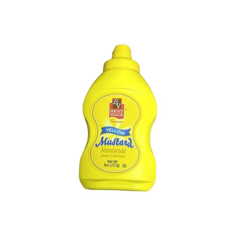 BEST VALUE SQUEEZE MUSTARD 12X8OZ