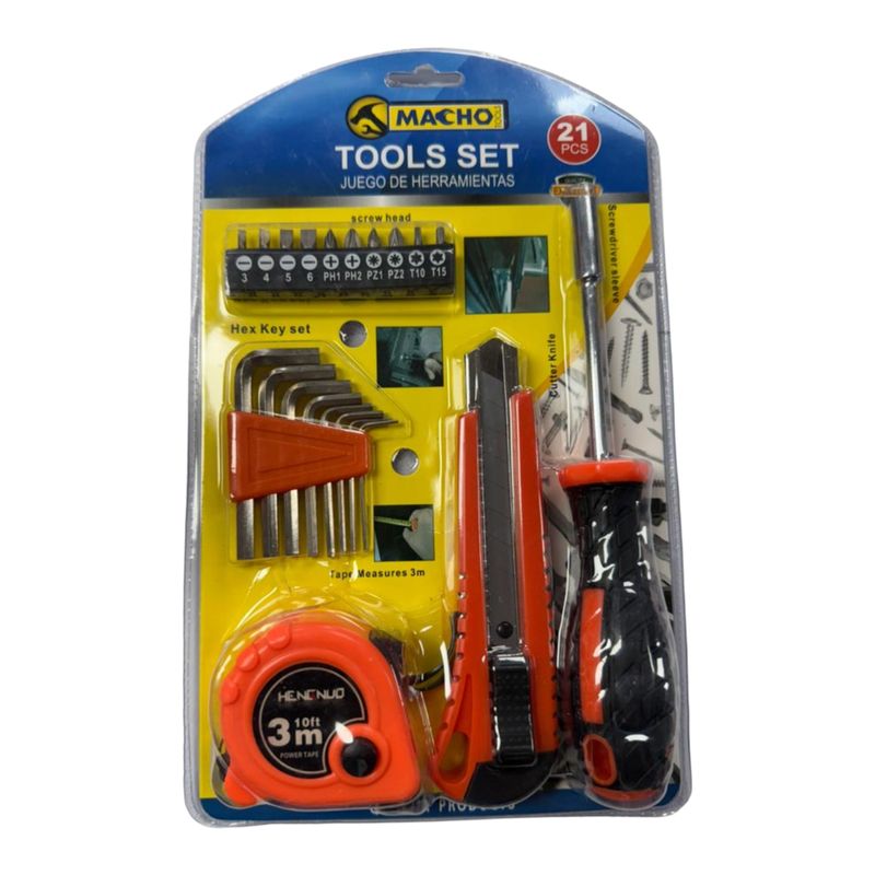 JEUX OUTIL MACHO TOOLS SET 1PC