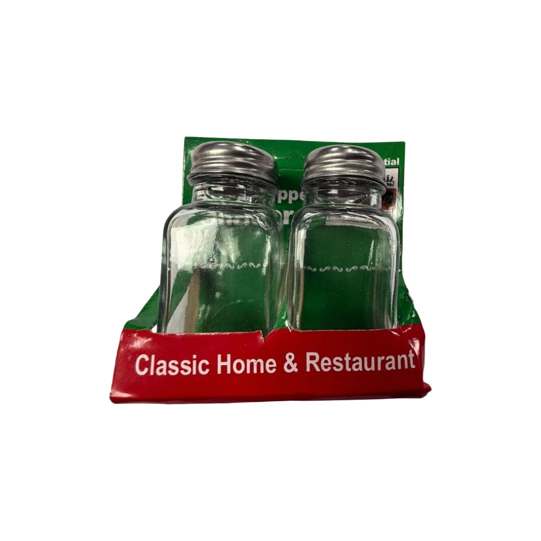 SALT AND PEPPER 2PC SHAKERS