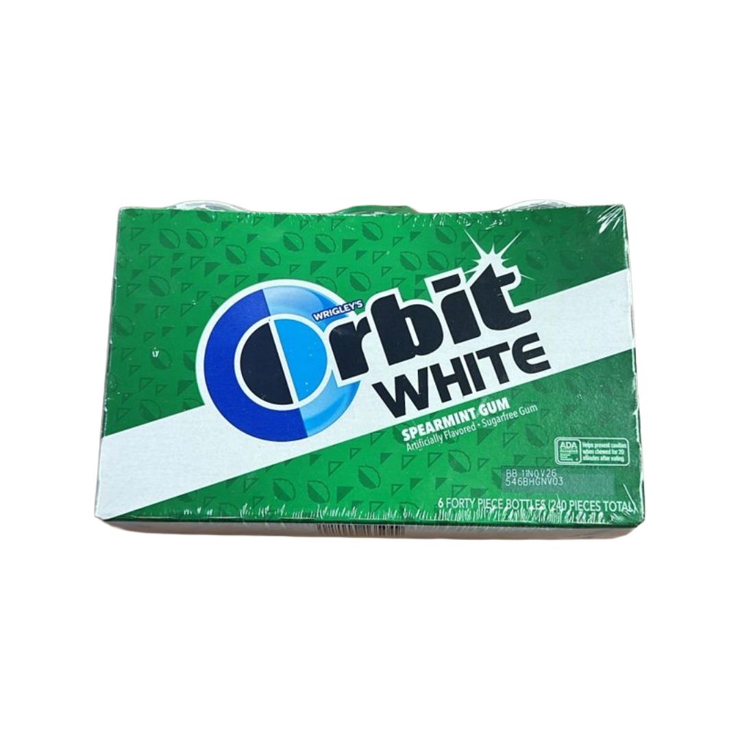 ORBIT CHICLETS SPEARMINT X6
