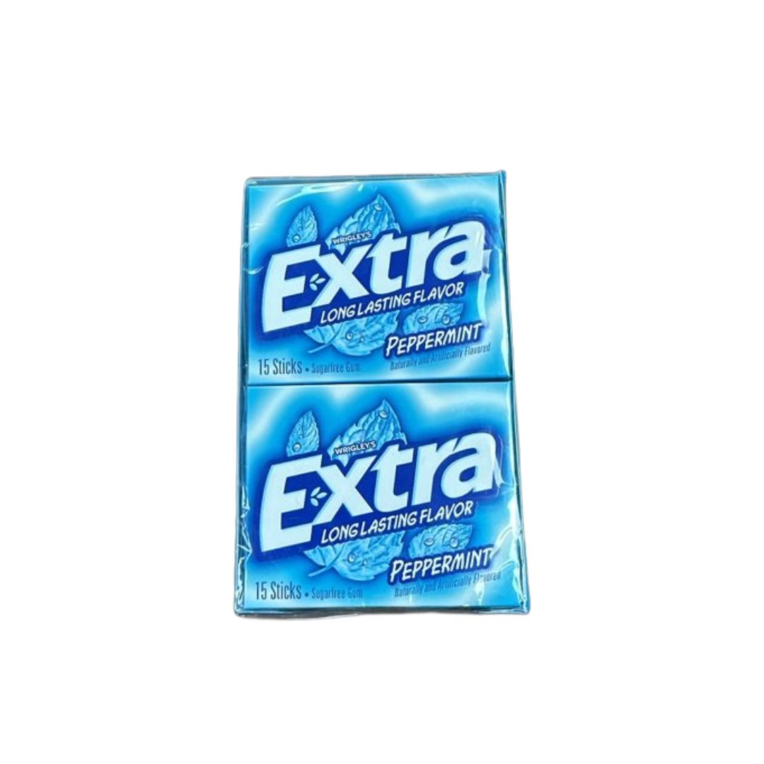 EXTRA CHICLETS PEPPERMINT 10X15