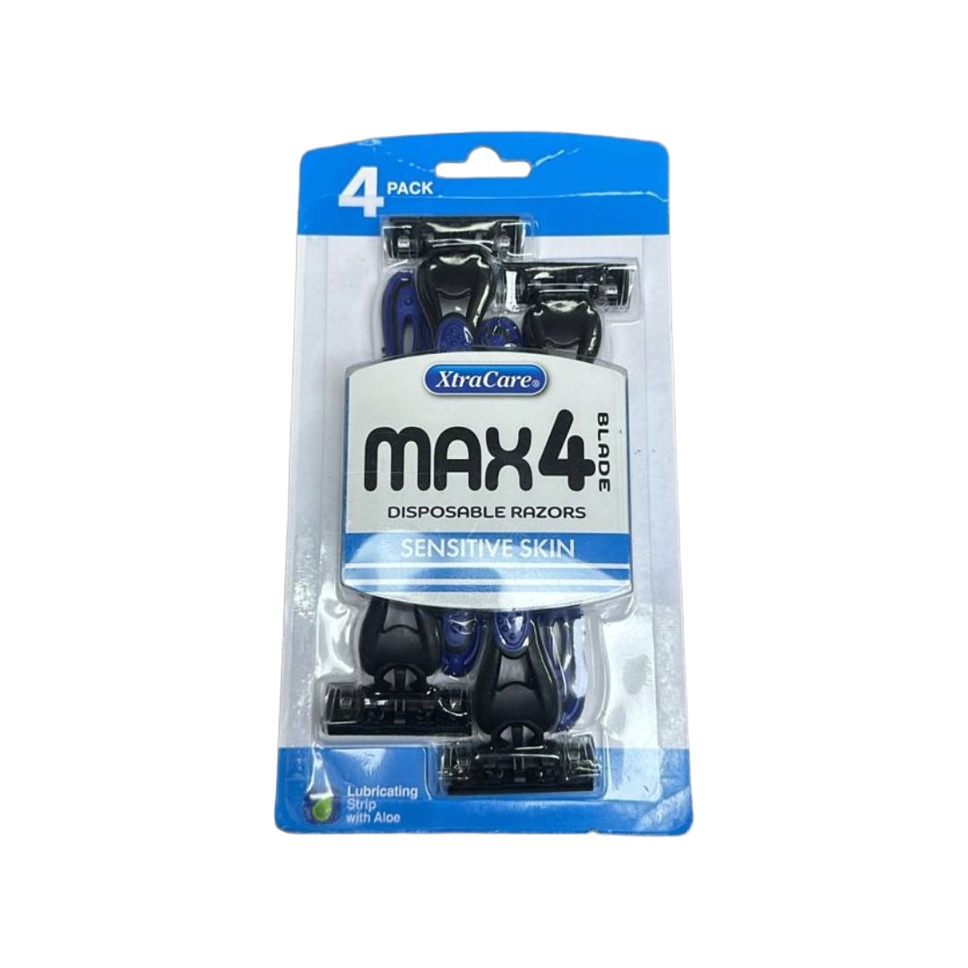X-CARE RAZORS MAX 4  4X36 BLUE