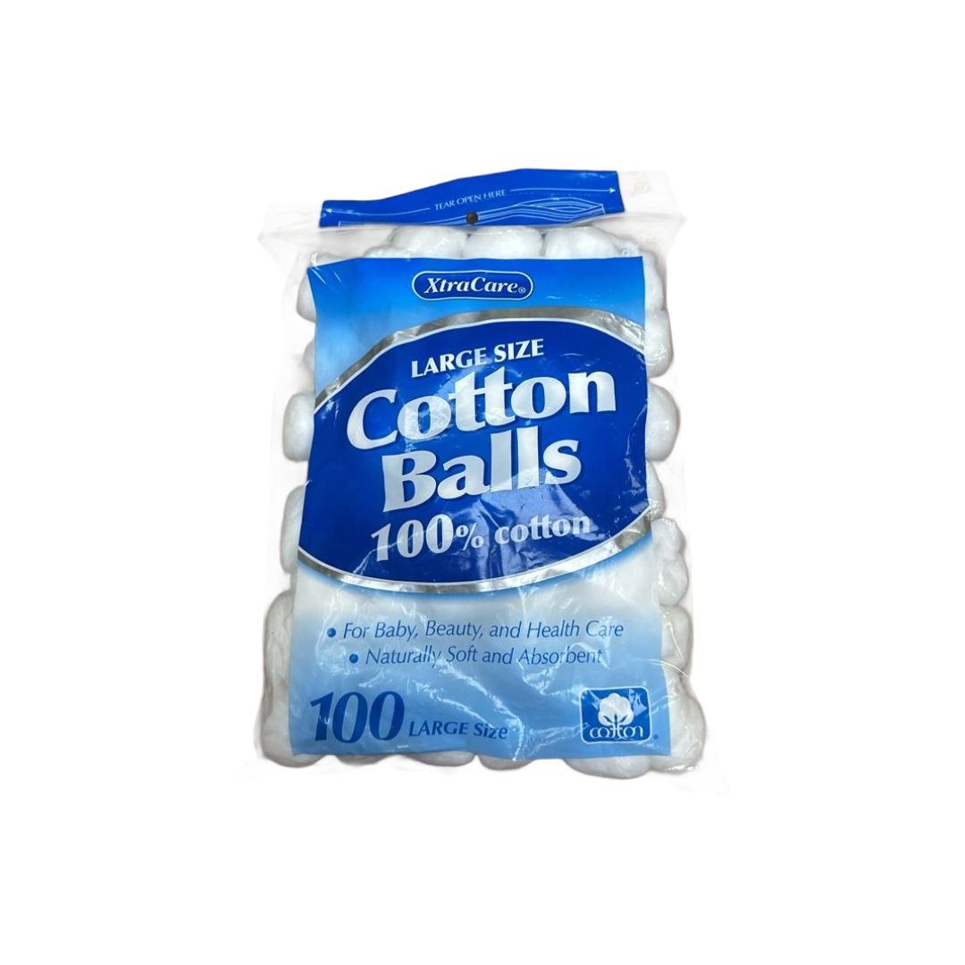 X-CARE COTTON BALLS 100CTX24