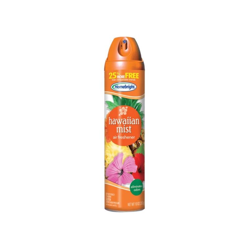 HOMEBRIGHT AIR FRESHENER HAWAIAN  10OZ PK12