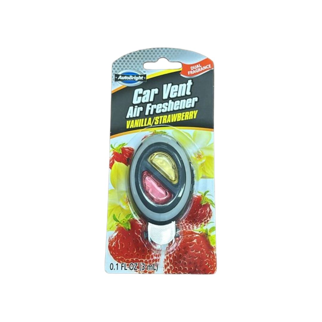 AUTO BRIGHT FRESHENER VANILLA STRWABERRY 3ML X24