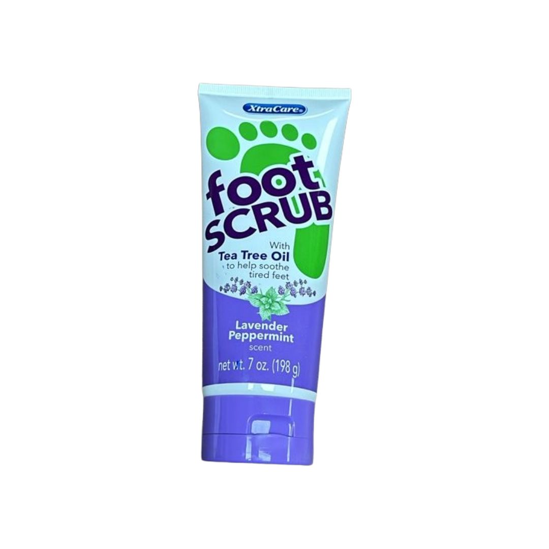 X-CARE FOOT SCRUB LAVENDER TEA TREE OIL 24X7OZ