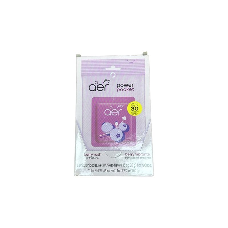 AER POWER POCKET BERRY RUSH 1 BOAT X 6 SACHET  10G