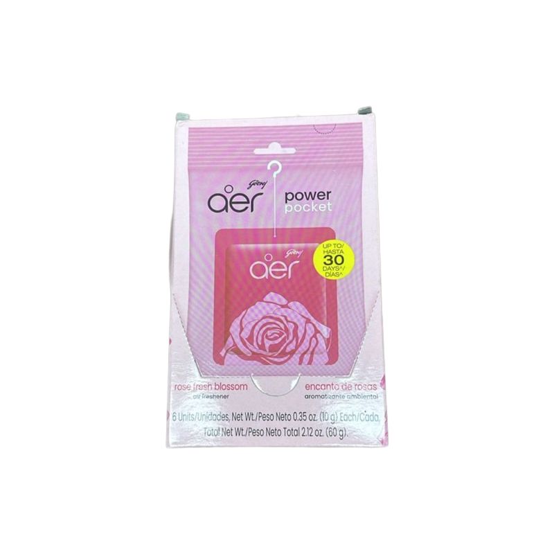 AER POWER POCKET ROSE FRESH 1 BOAT X 6 SACHET  10G