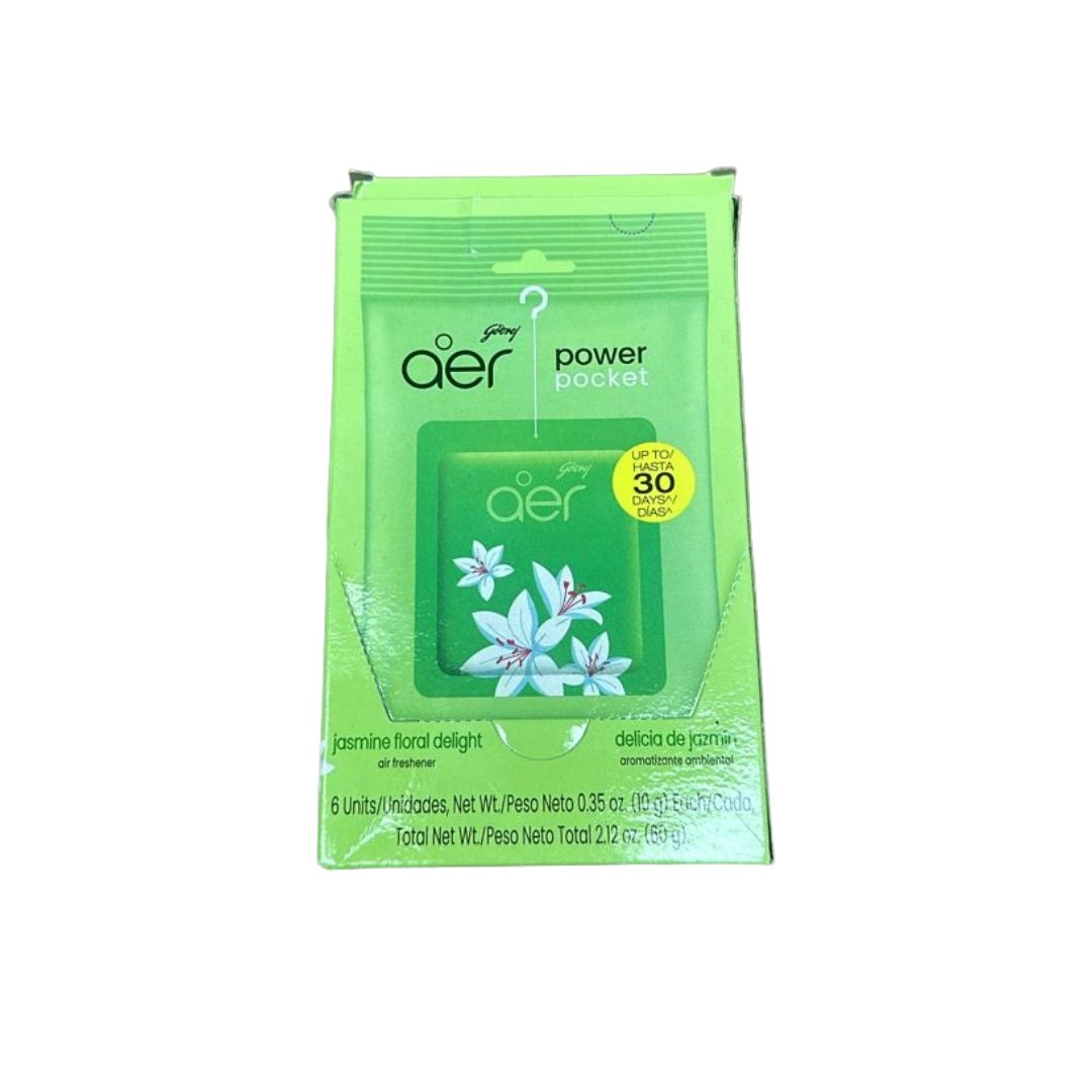AER POWER POCKET JASMINE 1 BOAT X 6 SACHET  10G