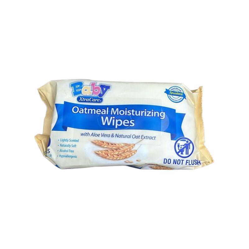 X-CARE BABY WIPES OATMEAL 80 PK12