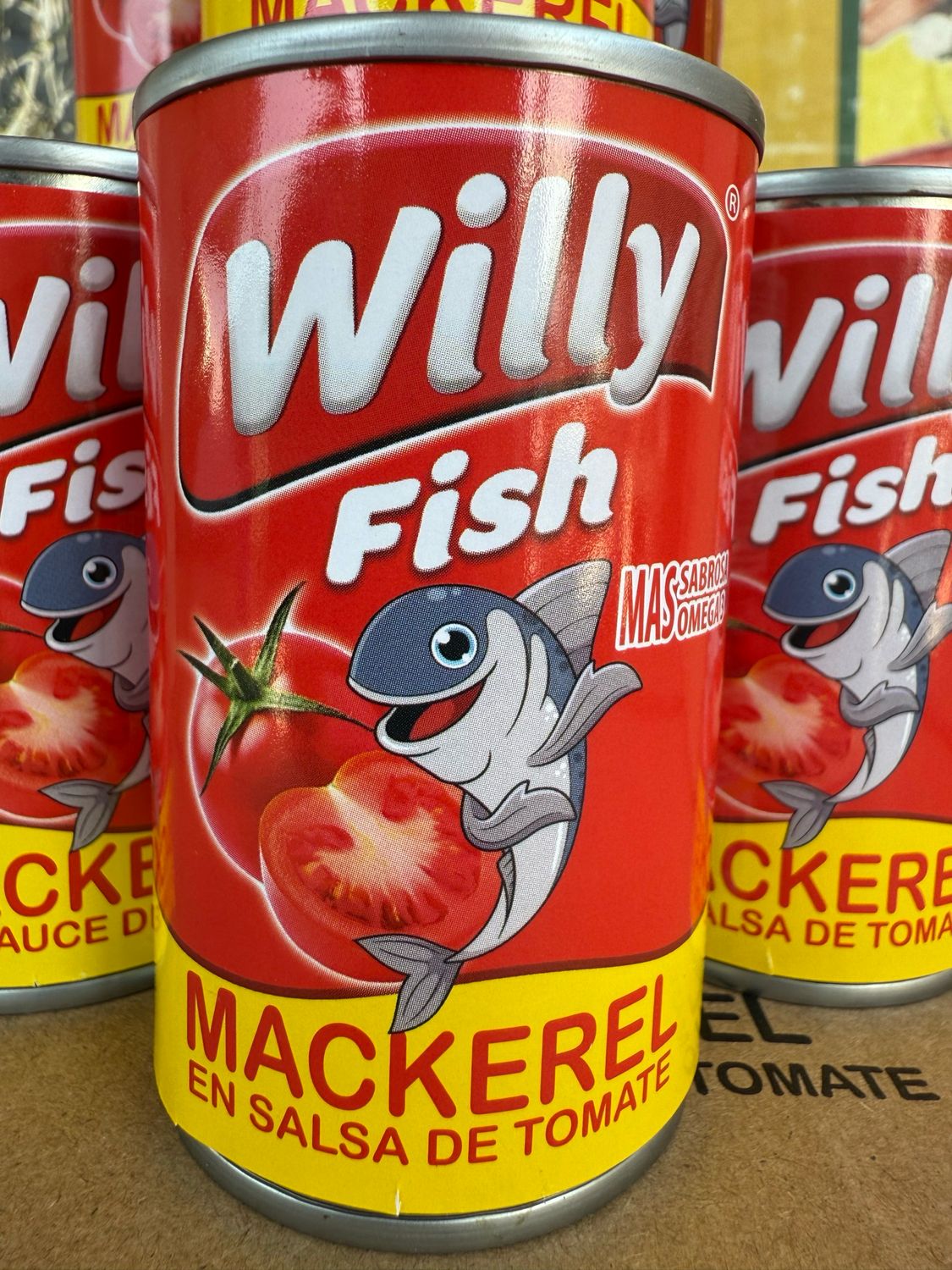 Willy Fish Mackerel 25x155gm