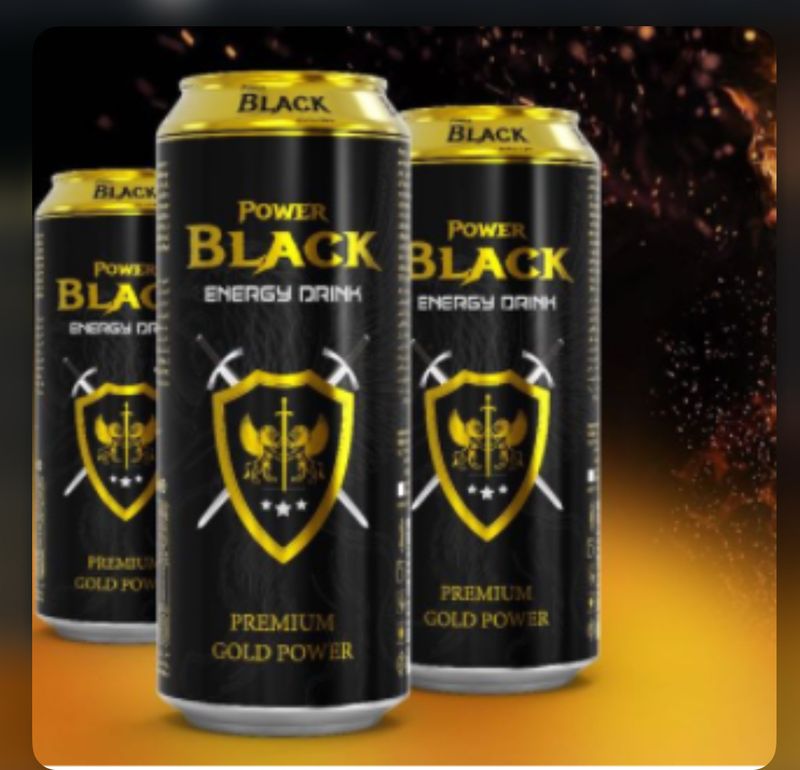 Power Black Energy Drink 500 Ml 1x24