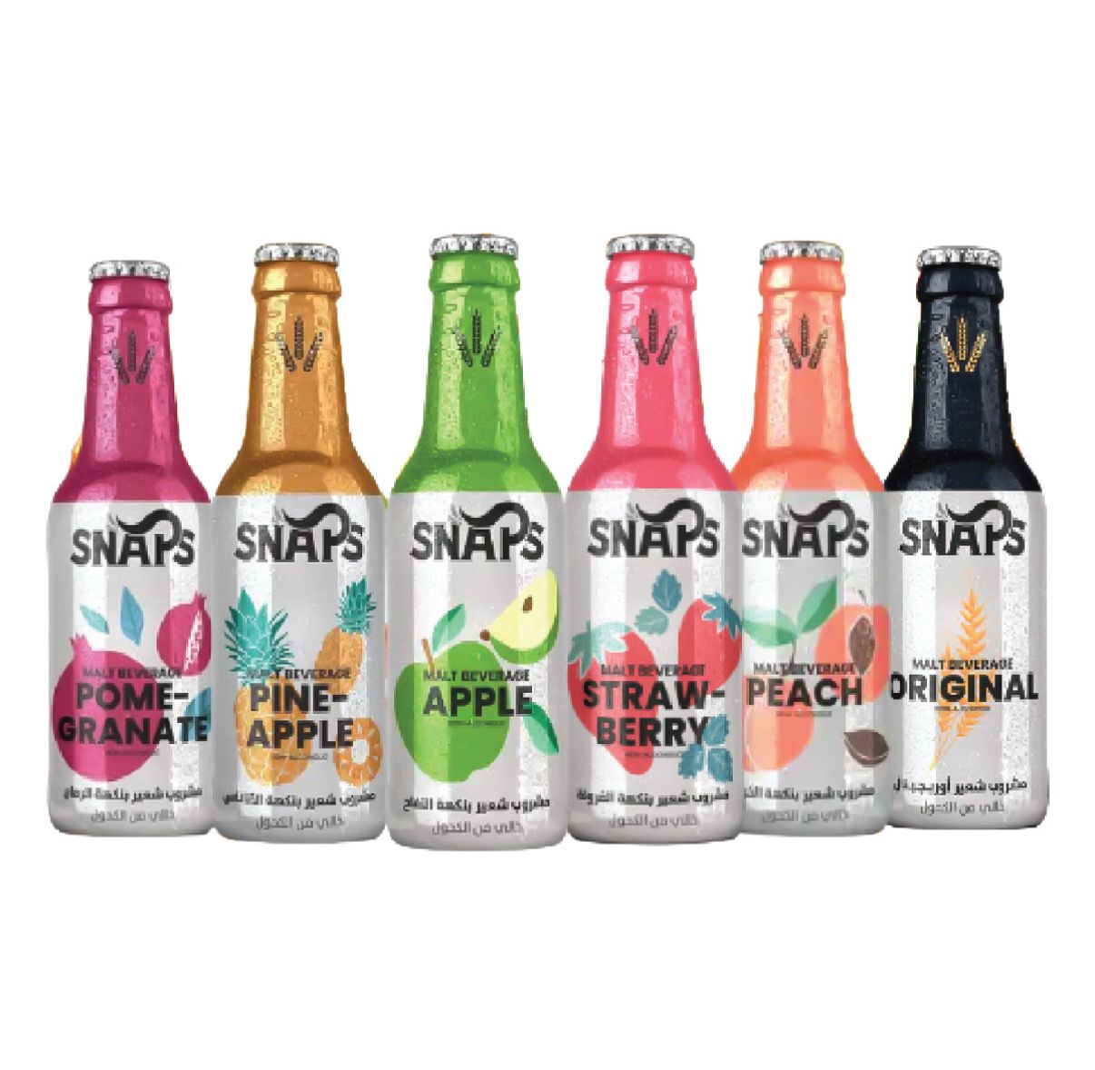 Snaps Non-alcoholic Drinks Assorted 250mlx12